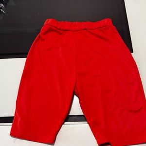 Orange Biker Shorts